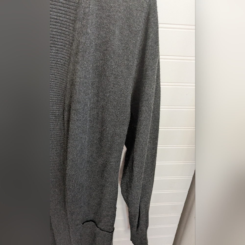 Cielo Dark Gray Open Front Cardigan M - Picture 5 of 7